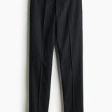 Pantalon Habillé Rayé Coupe Droite