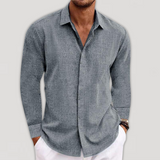 Chemise Texturée à Col Ouvert