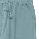 Pantalon Ample à Taille Élastique et Cordon
