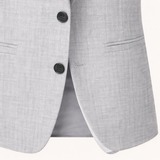 Blazer Ajusté Été Gris Homme