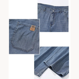 Jean Ample Délavé à Taille Élastique