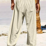 Pantalon Ample à Taille Élastique et Cordon