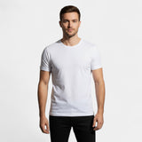 Lot de 3 t-shirts homme col rond coton épais – raffinés, durables, essentiels du quotidien