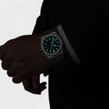 Montre pour Homme Acier Inoxydable Argentée – Quartz Lumineuse et Étanche 42 mm