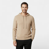 Sweat à capuche homme en 100% laine mérinos – Design ample et minimaliste