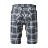 Short à Carreaux Coupe Ajustée