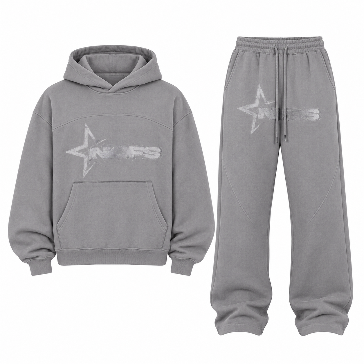 Ensemble de Survêtement Urbain Premium – Sweat à Capuche Oversize & Jogging à Jambes Larges