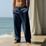 Pantalon Homme Décontracté à Taille Élastique