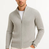 Gilet Homme en Maille Zippé