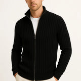 Gilet Homme en Maille Zippé