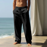 Pantalon Homme Décontracté à Taille Élastique