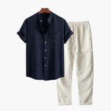 Ensemble Chemise et Pantalon Texturés