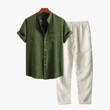 Ensemble Chemise et Pantalon Texturés