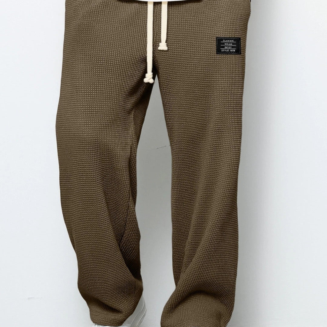 Pantalon Homme Décontracté à Taille Élastique