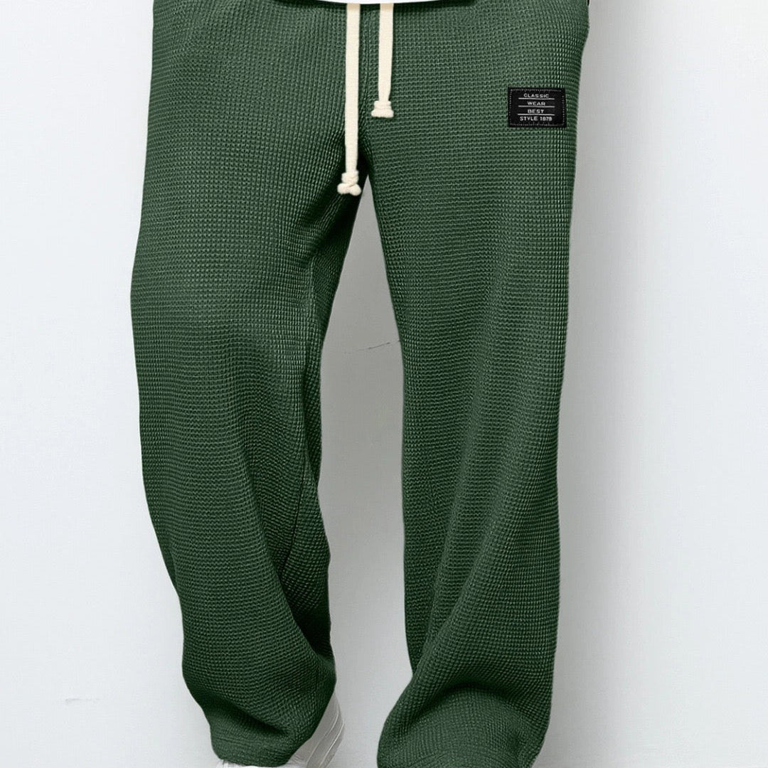 Pantalon Homme Décontracté à Taille Élastique