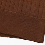 Polo Maille Côtelée à Col Ouvert