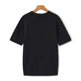 Polo Maille Côtelée à Col Ouvert