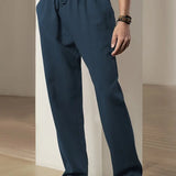 Pantalon Ample à Taille Élastique et Cordon