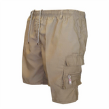 Short Cargo à Taille Élastique et Poches Latérales