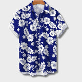 Chemise Florale à Manches Courtes