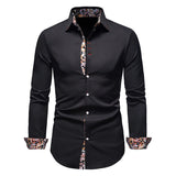 Chemise Ajustée à Détails Floraux