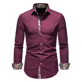 Chemise Ajustée à Détails Floraux