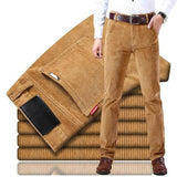 Pantalon Velours Côtelé Coupe Fuselée