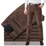 Pantalon Velours Côtelé Coupe Fuselée