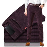 Pantalon Velours Côtelé Coupe Fuselée