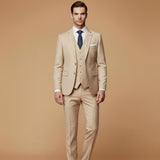 Ensemble Ajusté Léger Bleu Marine Homme