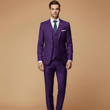 Ensemble Ajusté Léger Bleu Marine Homme