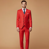 Ensemble Ajusté Léger Bleu Marine Homme