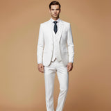 Ensemble Ajusté Léger Bleu Marine Homme