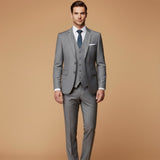 Ensemble Ajusté Léger Bleu Marine Homme