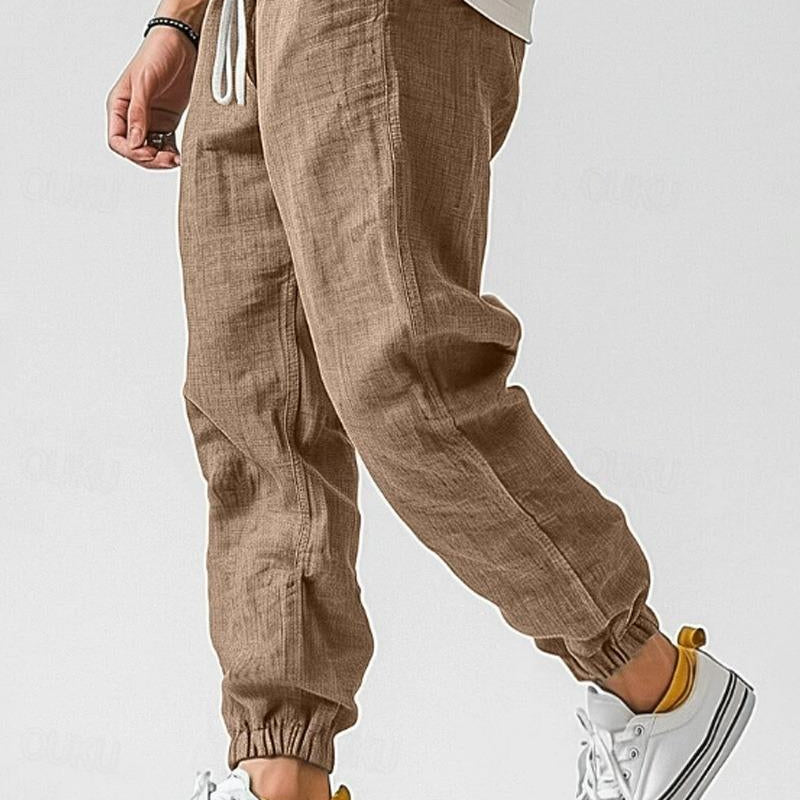 Pantalon Cargo Homme à Taille Élastique