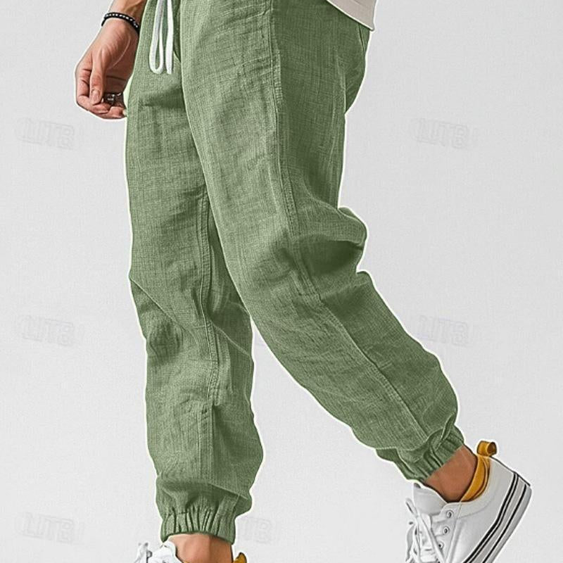 Pantalon Cargo Homme à Taille Élastique