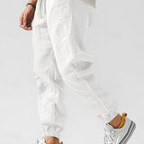 Pantalon Cargo Homme à Taille Élastique