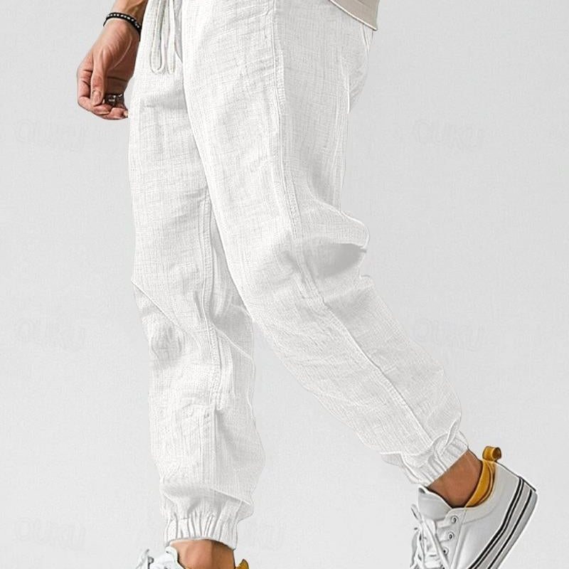 Pantalon Cargo Homme à Taille Élastique