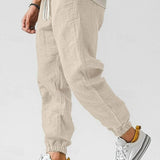 Pantalon Cargo Homme à Taille Élastique
