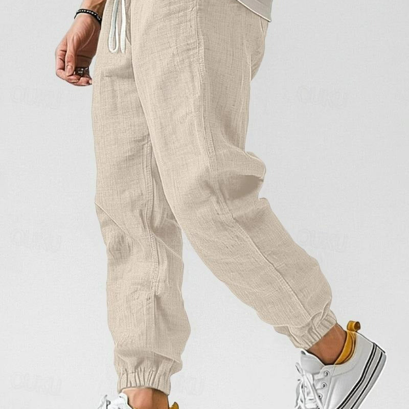 Pantalon Cargo Homme à Taille Élastique