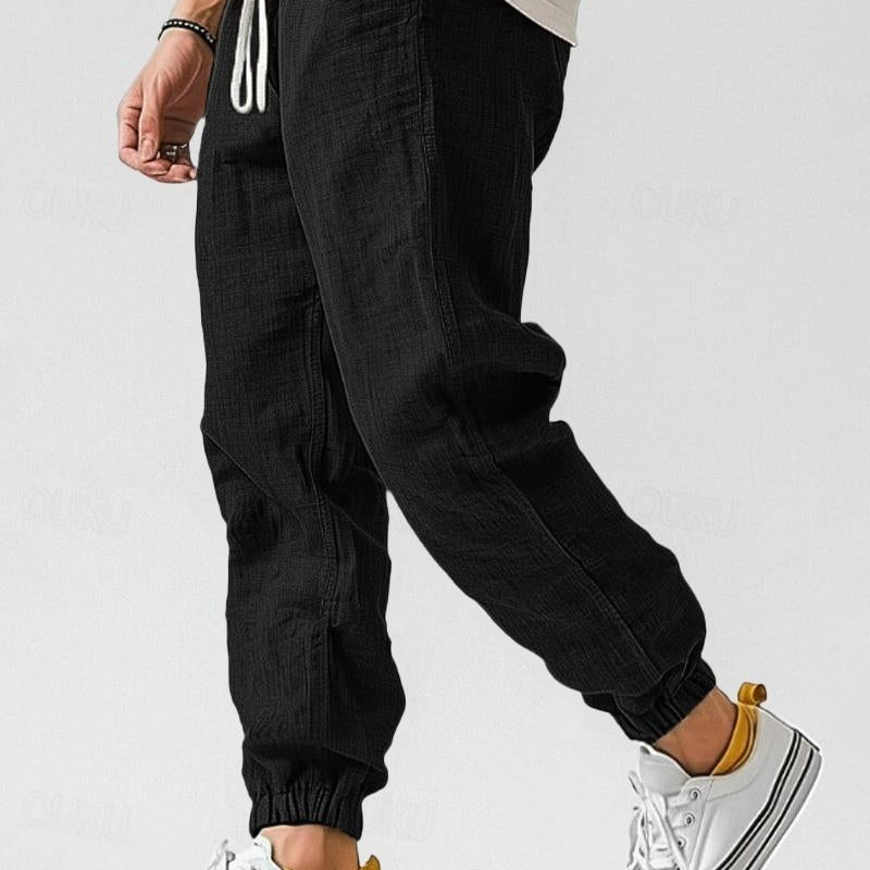 Pantalon Cargo Homme à Taille Élastique