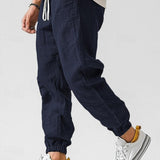 Pantalon Cargo Homme à Taille Élastique