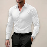 Chemise Homme Ajustée à Manches Longues