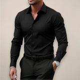 Chemise Ajustée à Manches Longues