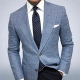 Blazer Tailleur Printemps Léger Gris Homme