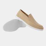 Mocassins Homme en Suédine Sans Lacets