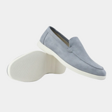 Mocassins Homme en Suédine à Enfiler