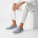 Mocassins Homme en Suédine à Enfiler