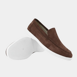Mocassins Homme en Suédine à Enfiler