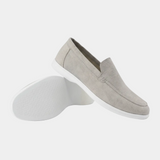 Mocassins Homme en Suédine Sans Lacets
